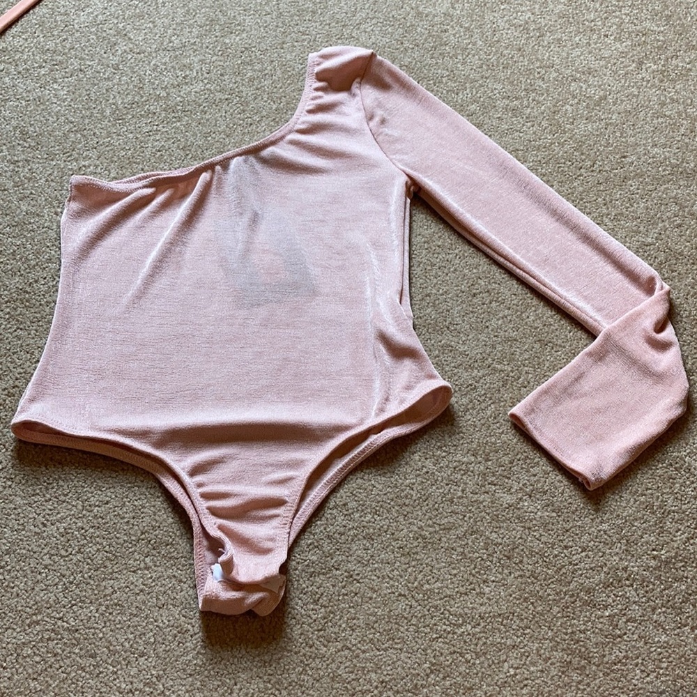 NWT pretty little things one shoulder bodysuit
